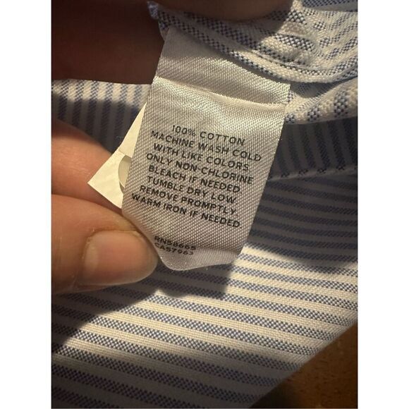 Nordstrom 1901 Long Sleeve Casual Dress Shirt Button Up Trim Fit Montlake Sz XXL - Picture 9 of 9